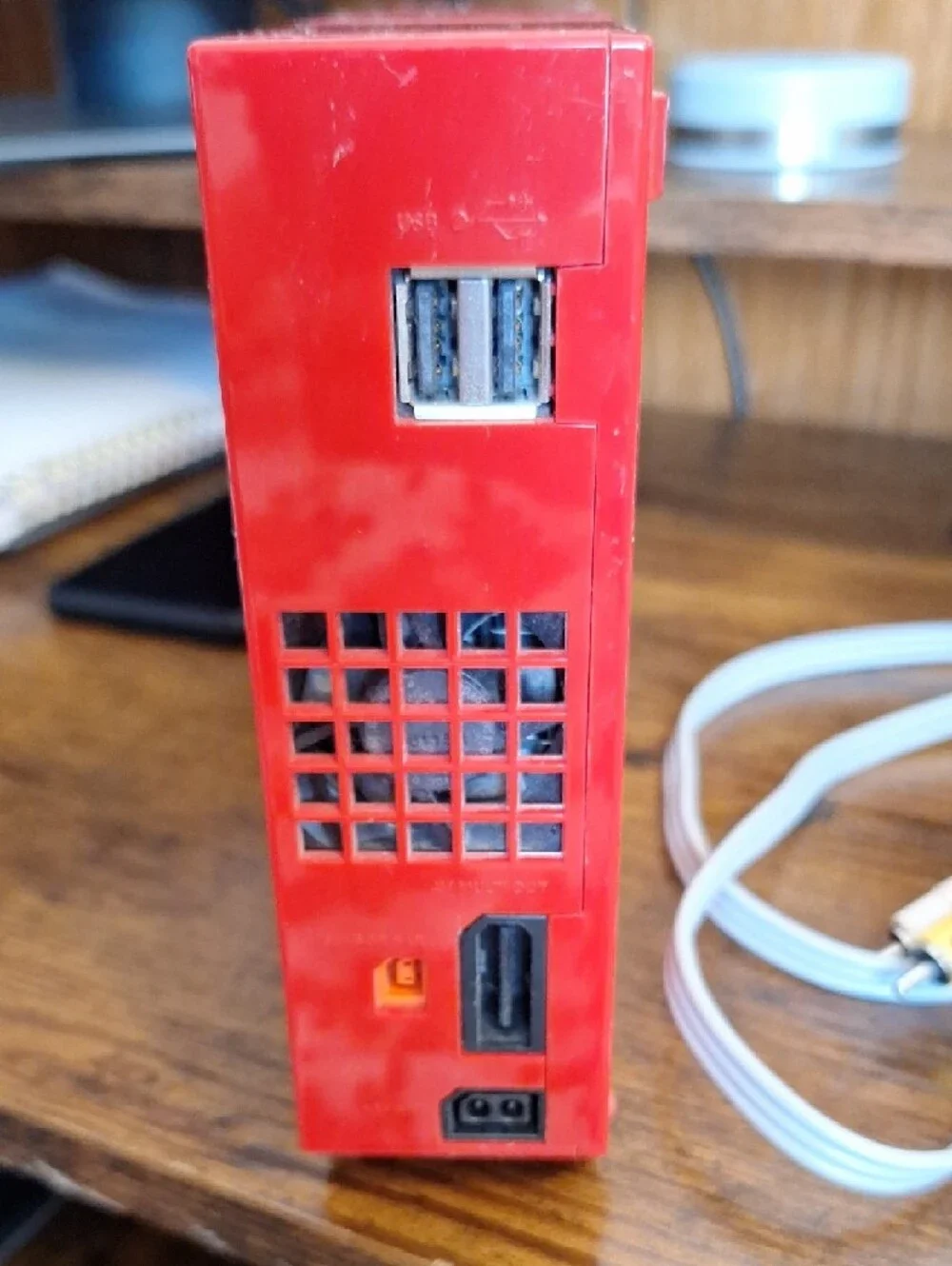Nintendo Red Wii Console with Matching Red Remote